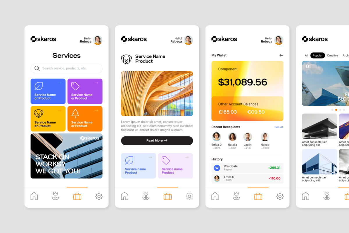 Business Apps UI/UX Kit image 3