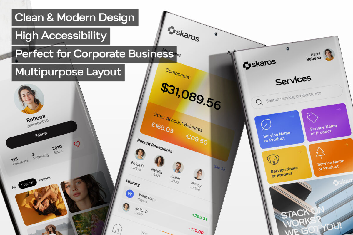 Business Apps UI/UX Kit image 4