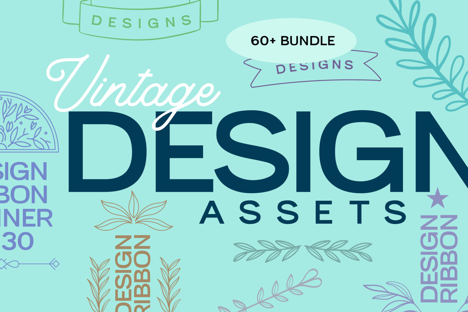 Vintage Design Assets Pack cover image