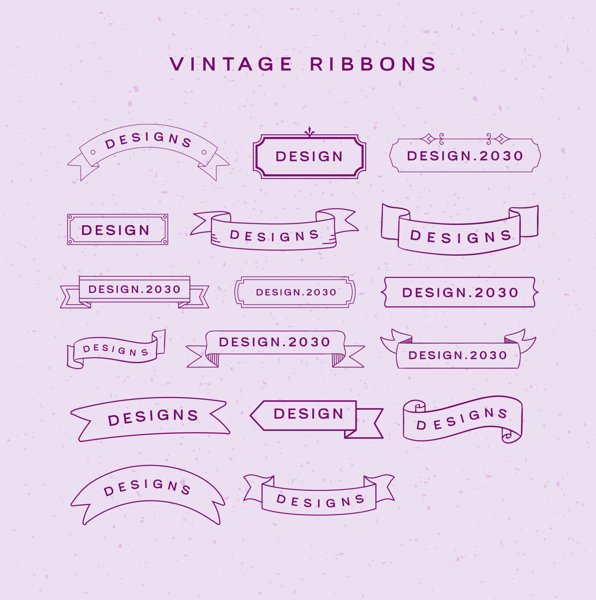 Vintage Design Assets Pack image 2