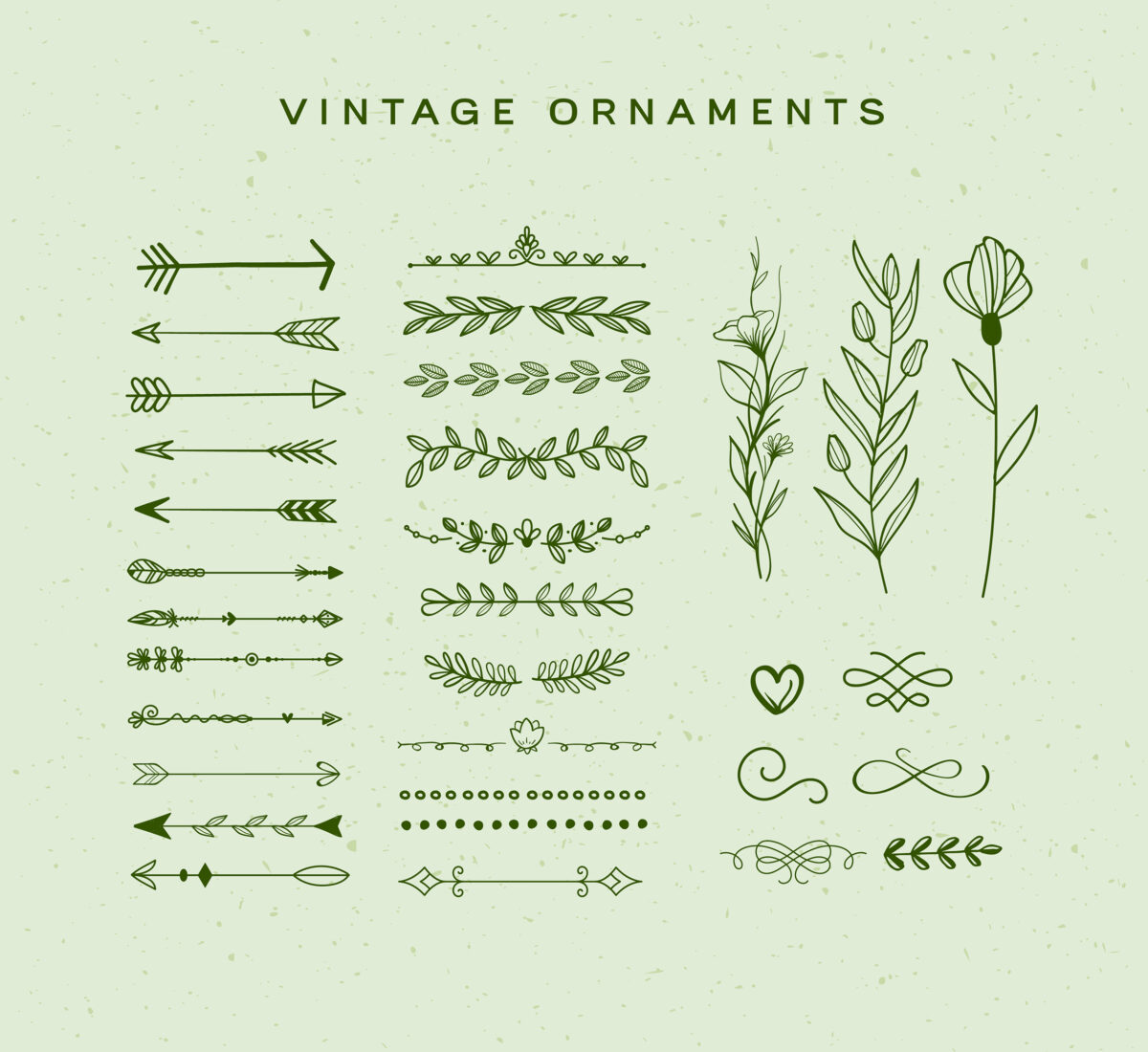 Vintage Design Assets Pack image 3